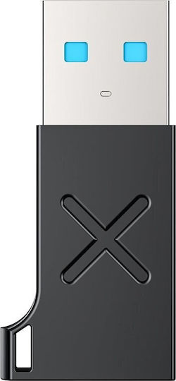 Προσαρμογέας Unitek Usb-a Usb-c 10gbps Μαύρο A1049abk01