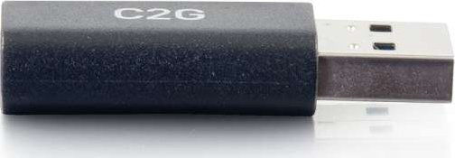 Adapter USB C2G C2G USB C USB Adapter Superspeed USB 5Gbps F M Adapter USB 24 Pin USB-C mit reversibler USB Typ A M USB 3.0 geformt Schwarz