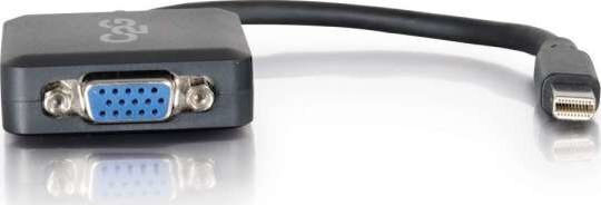 Адаптер Av C2g C2g 20см Mini Displayport Vga Адаптер Thunderbolt Vga Конвертор M F Черен Vga Адаптер Mini Displayport Към Hd-15 Vga F 20 см Черен 13866630 757121000000