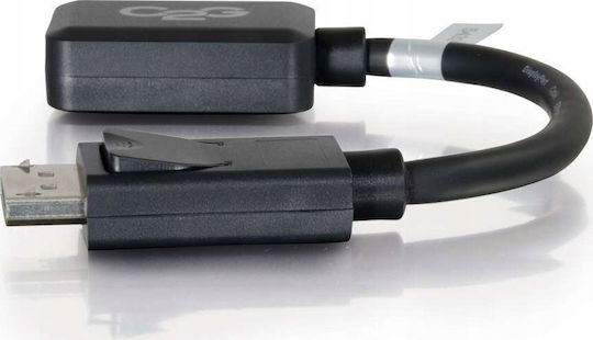 Адаптер Av C2g C2g 20.3 см Displayport към HDMI адаптер DP HDMI адаптер 1080p черен мъжки женски видео адаптер Displayport мъжки HDMI женски екраниран черен