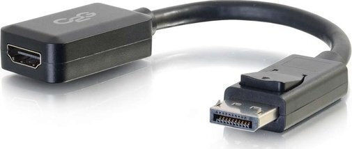 Адаптер Av C2g C2g 20.3 см Displayport към HDMI адаптер DP HDMI адаптер 1080p черен мъжки женски видео адаптер Displayport мъжки HDMI женски екраниран черен