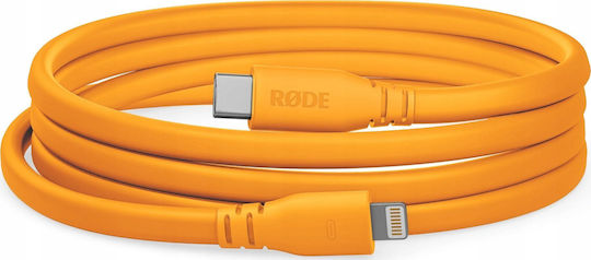 Rode Sc19 USB-C to Lightning Cable Orange 1.5m