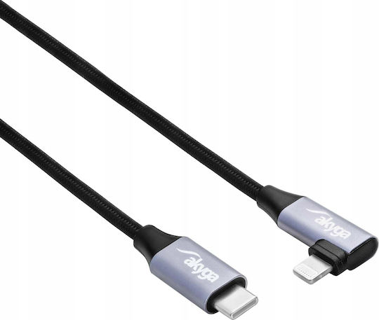 Akyga USB-A to Lightning Cable 30W 1m (5901720139702)