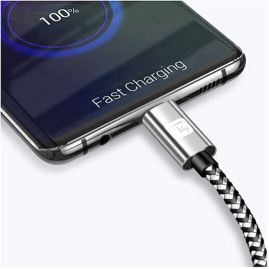 Techly USB 2.0 Cable USB-C male - USB-C 0.5m