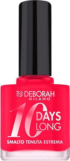 Deborah Milano Glossy Long Lasting Nail Polish En870 Coral Red 11ml