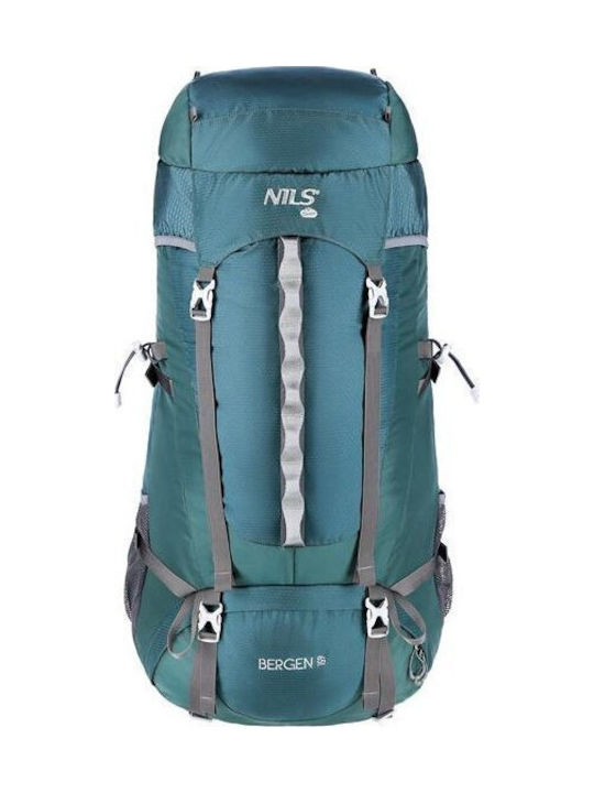 Nils Ορειβατικό Σακίδιο 65lt Αδιάβροχο Πράσινο Expedition
