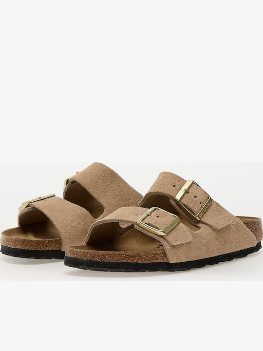 Arizona Women's Flat Sandals in Beige Color Narrow Fit