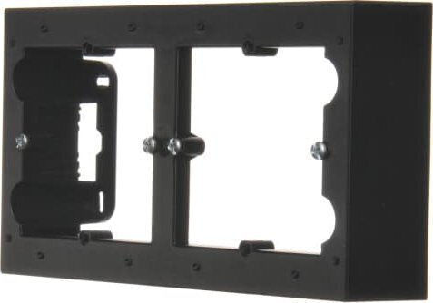 Kontakt-simon Simon 54 Premium Surface Box 2-Gang Premium Frames Depth 35 Mm Black Matte Dpn2/49