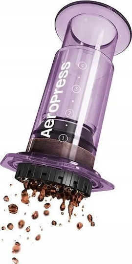 Clear 85276082417 French Press Coffee Maker Purple 200ml
