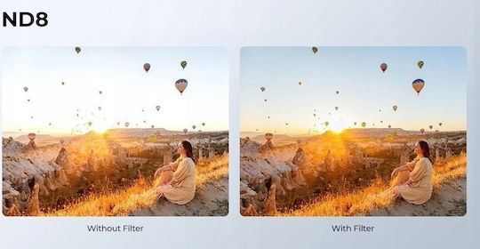 ND Gray Filter Set 4 1 Nd4 Nd8 Nd16 Nd32 Gopro Hero 13 12 11 10 9 Sku.2320