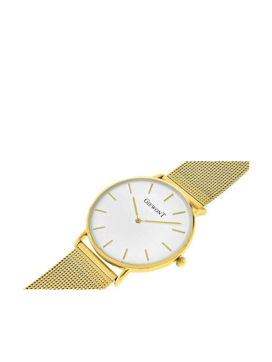 Giewont Women's Watch with Gold Metal Bracelet