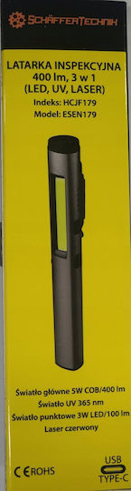 King Tony Taschenlampe LED mit maximaler Helligkeit 400lm
