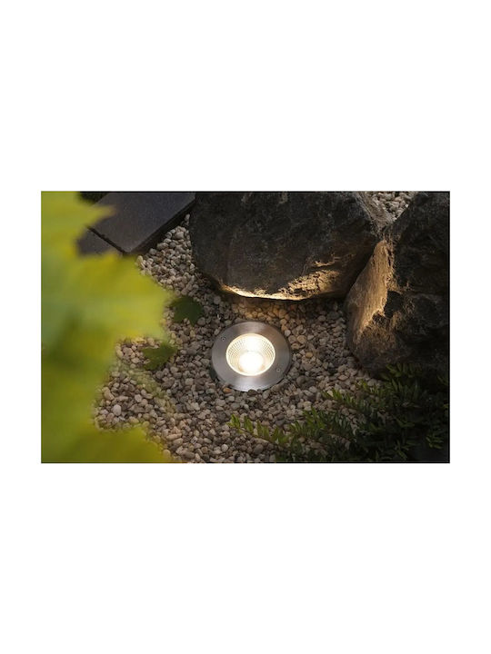 Paulmann Σποτ Δαπέδου LED 3.5W με Θερμό Λευκό Φως IP67 Γκρι