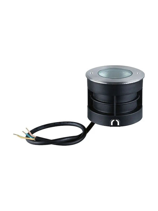 Paulmann Σποτ Δαπέδου LED 3.5W με Θερμό Λευκό Φως IP67 Γκρι