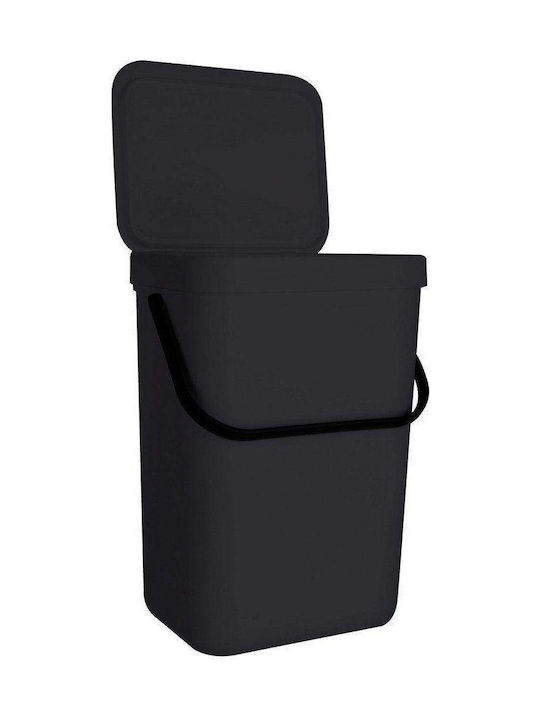 Orion Waste Bin Waste Plastic with Photocell Black 20x24x35cm 1pcs