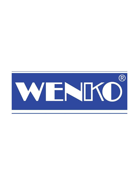 Wenko Plastic Waste Bin Black 6L