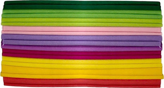 Happy Color Corrugated Paper 25x200cm Mix 10 Rolls