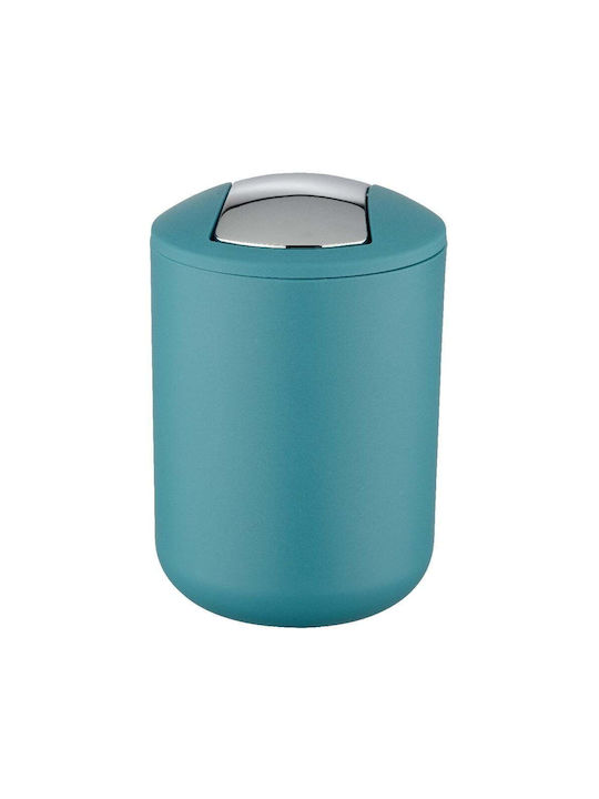 Wenko Brasil Waste Bin Plastic Push Blue 2L