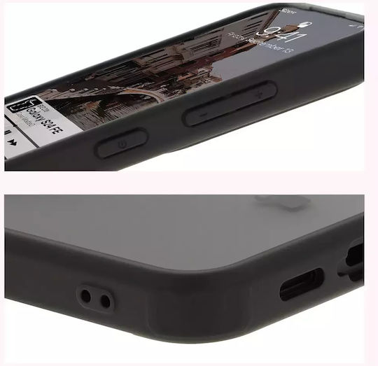 Bizon MatteO Back Cover Σιλικόνης / Πλαστικό / Tempered Glass Διάφανο (Galaxy S24 FE)
