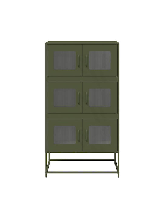 Μπουφές Olive Green, Green 68x39x123cm