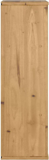Sideboard made of Solid Wood with Drawers Coffee 40x24x79cm