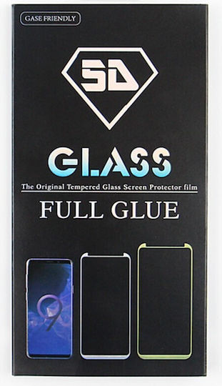 5D Tempered Glass Negru (Oppo Reno12 Pro)