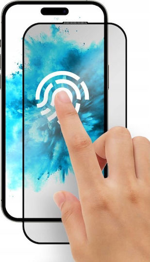 Fixed Privacy Full Face Tempered Glass Μαύρο (iPhone 15 Plus / 16 Plus)