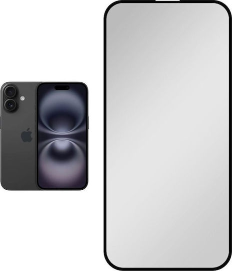 Fixed Privacy Full Face Tempered Glass Μαύρο (iPhone 15 Plus / 16 Plus)