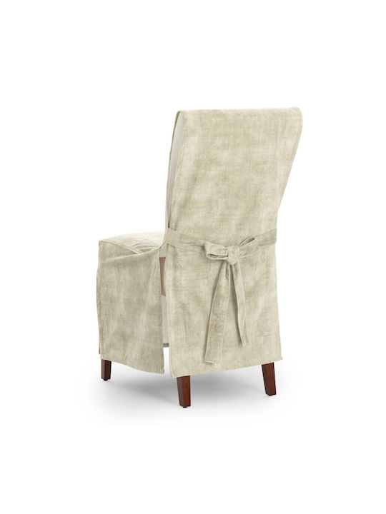 Eysa Turin Elastic Cover for Chair Ecru 40x45cm 2pcs S23301