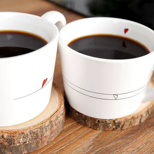 Orion Set Tassen Kaffee Keramik Weiß 200ml 2Stück