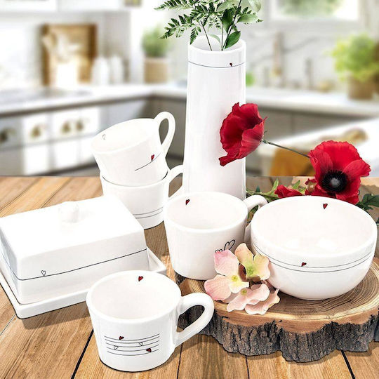 Orion Set Tassen Kaffee Keramik Weiß 200ml 2Stück