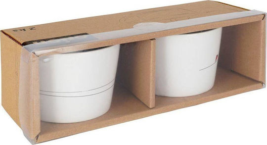 Orion Set Tassen Kaffee Keramik Weiß 200ml 2Stück