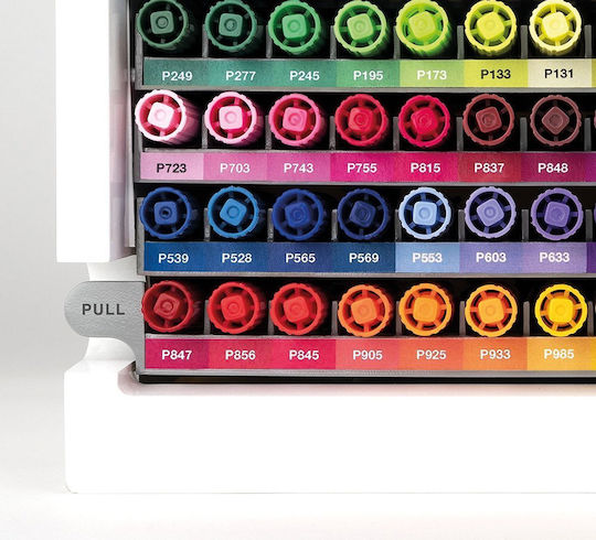 Tombow Abt Dual Brush Pen Marker 108 Stück Tischdisplay