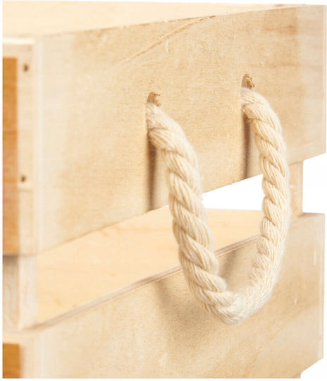 Gift Decor Διακοσμητικό Κήπου Ξύλινο 3τμχ 65477