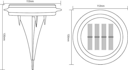 Saska Garden Set of 2 Wall Solar Lights with Photocell IP44