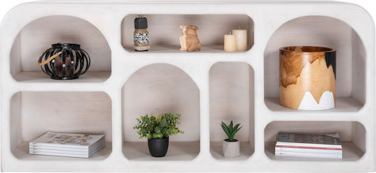 Sideboard Handyr made of Solid Wood White 165x35x75cm