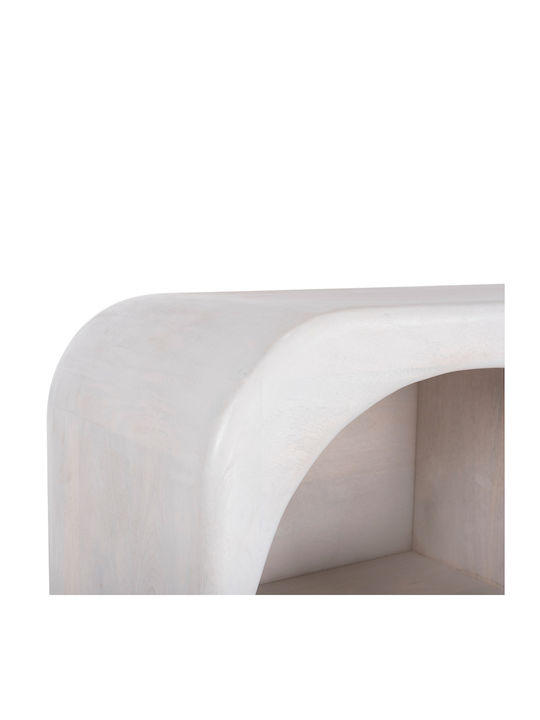 Bufet Handyr din Lemn Masiv Alb 165x35x75cm
