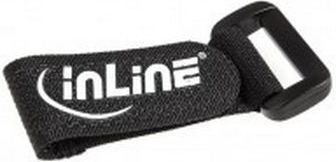 InLine Cable Ties Plastic 100mm x 20mm in Black Colour (10 pcs)