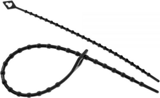 InLine Plastic Cable Ties In Black Colour 100 Pieces