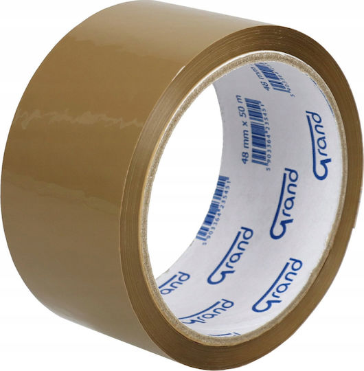 Grand Verpackungsfolie 48mm x 50m in Braun Farbe 6Stück
