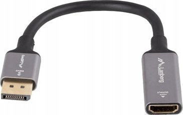 Lanberg Конвертор DisplayPort мъжки към HDMI женски Сребрист 1бр
