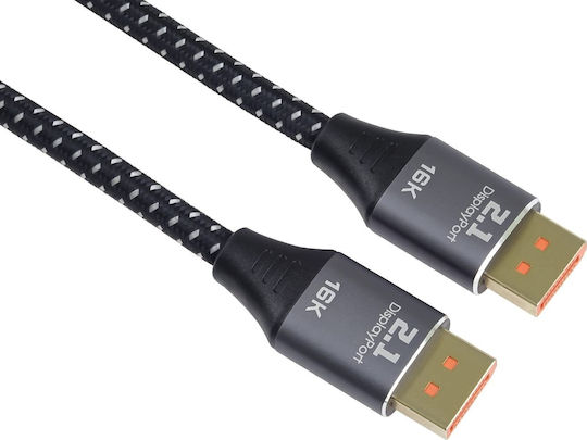 Кабел Premiumcord DisplayPort 2.1 16k@60hz 8k@120hz 1м
