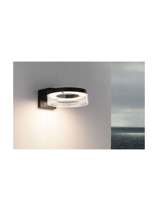 Paulmann Lumină de exterior montată pe perete LED IP44 8W cu Alb Cald Lumină