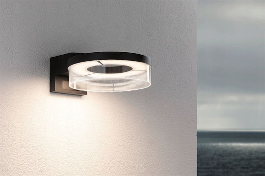 Paulmann Lumină de exterior montată pe perete LED IP44 8W cu Alb Cald Lumină