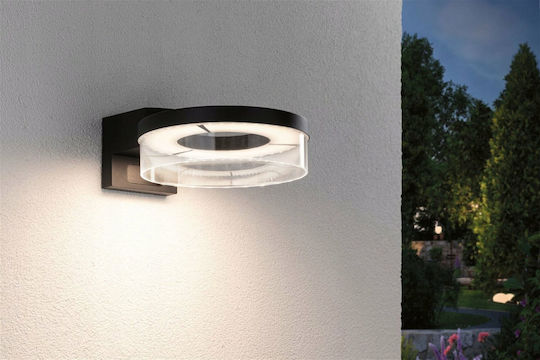 Paulmann Lumină de exterior montată pe perete LED IP44 8W cu Alb Cald Lumină