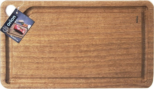 Orion Rectangular Wooden Chopping Board Brown 39.5x23cm