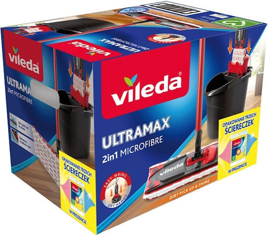 Vileda Ultramax Box Σφουγγαρίστρα 3τμχ 177453