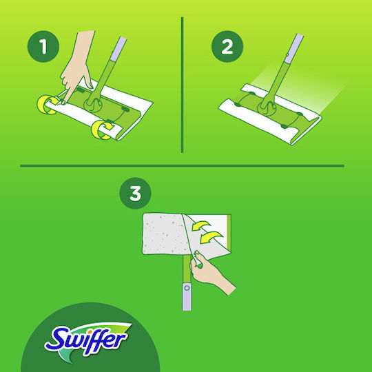 Swiffer Dust Mop Refill Pad Trap & Lock 16 Pieces
