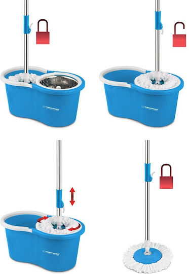 Esperanza Perfect Clean Spin Mop 2 Pieces EHS006