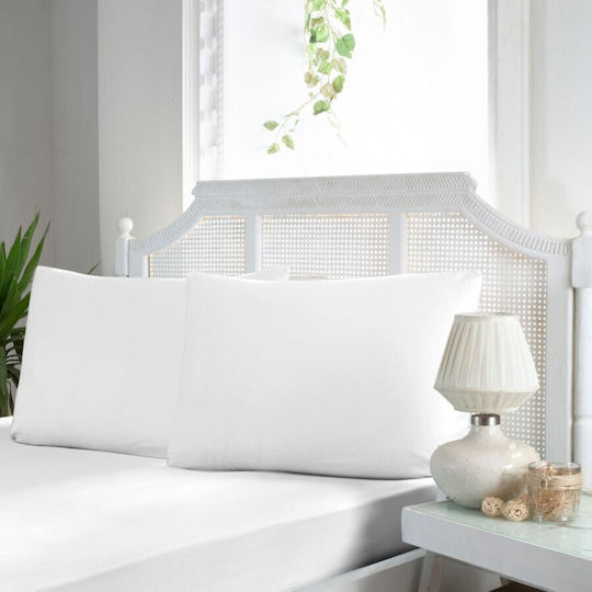 First Choice Σετ King Size 3τμχ 180x200εκ. με Λάστιχο White